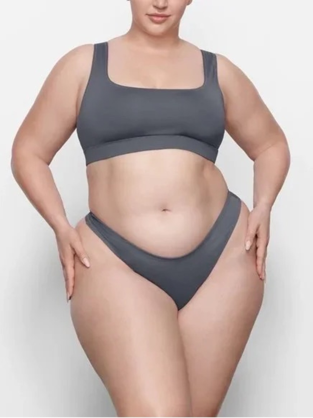 SKIMS bikini set- GUNMETAL